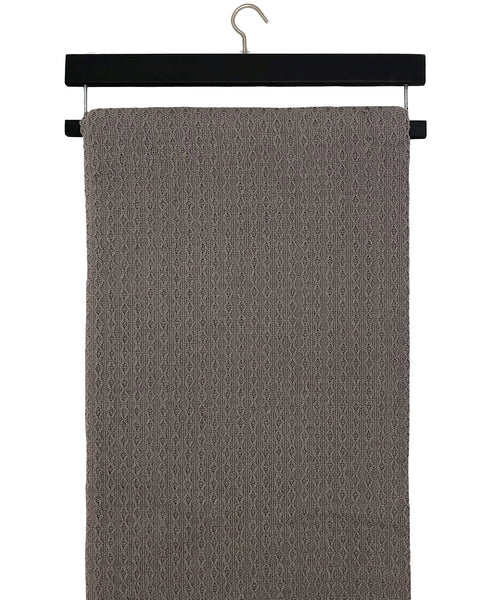 Diamond Texture with Whipstitch Throw, 50" x 70"  (including hanger) home decor - Mod Lifestyles