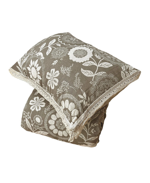 King Bohemian Cotton Comforter, 92" X 108" - Old French Design Mod Lifestyles