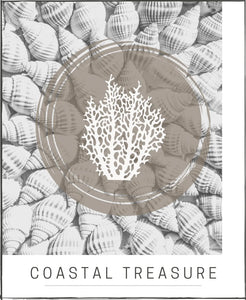 coral on shells icon