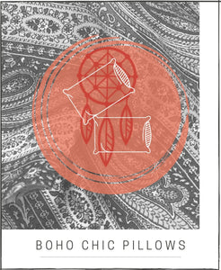 BOHO BOHEMIAN STYLE PILLOWS