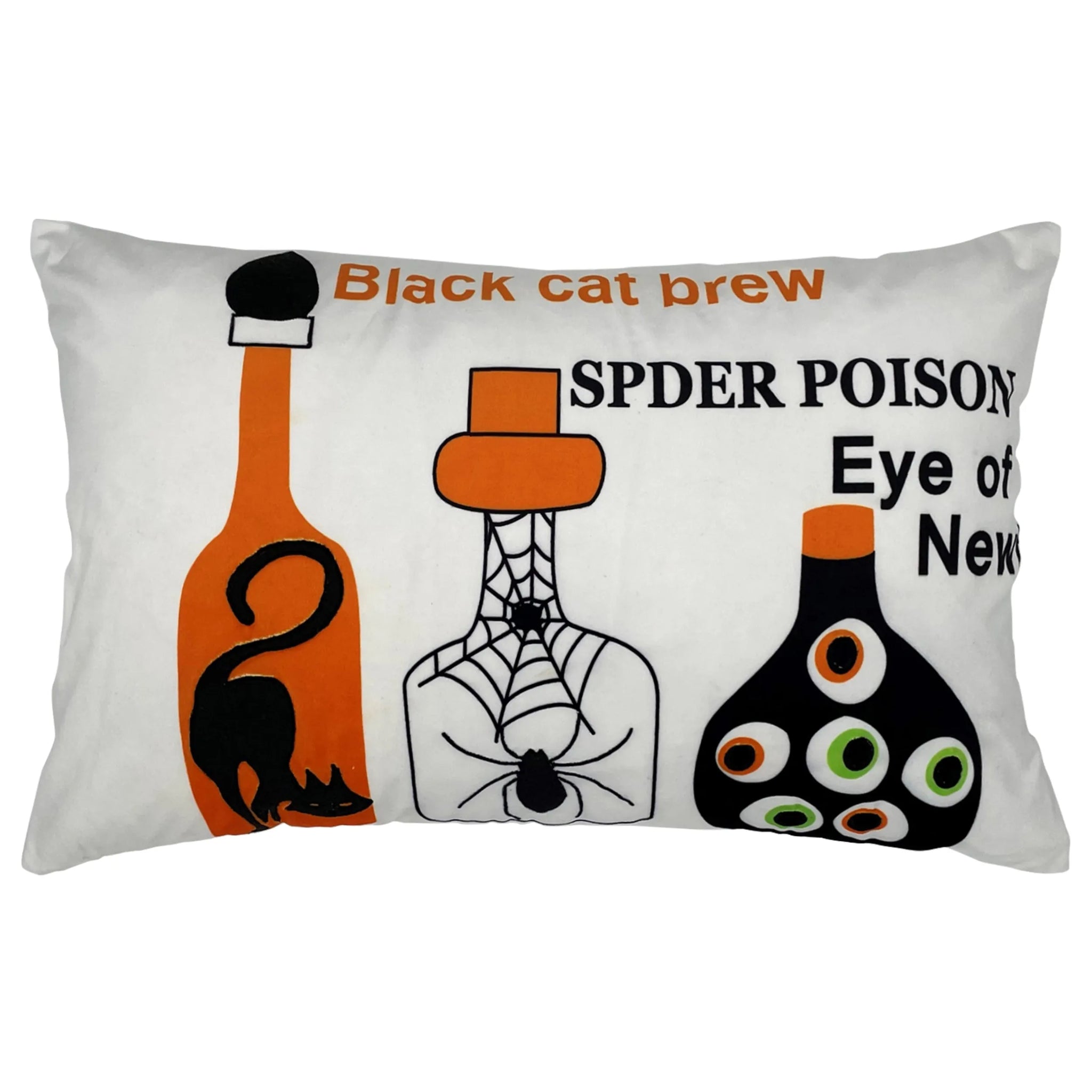 12"x20" Spider Poison Pillow home decor - Mod Lifestyles