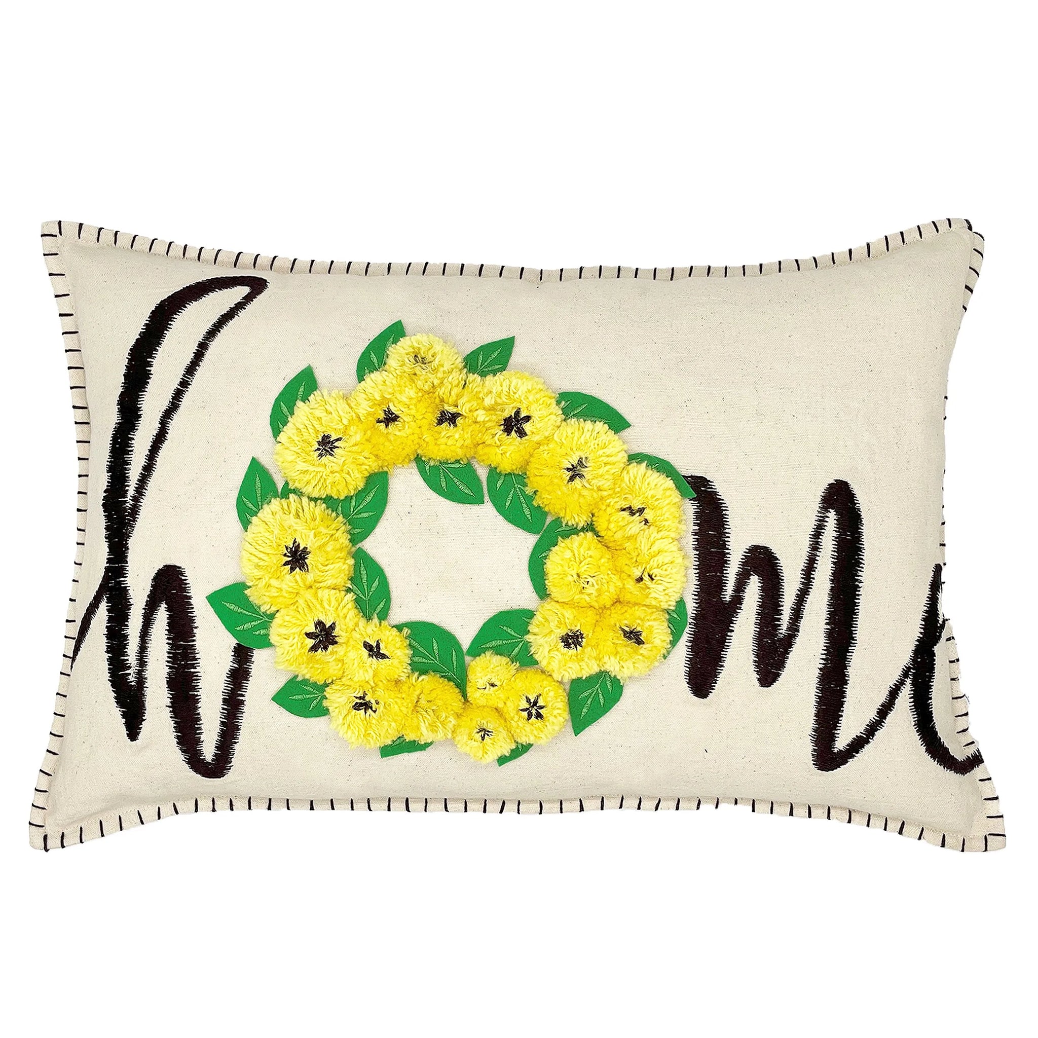 14"x22" Home Harvest Embroidery Lumbar Pillow home decor - Mod Lifestyles