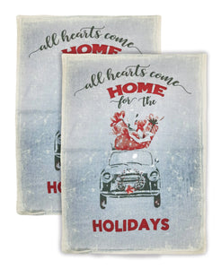 2 Pack All Hearts Come Home Kitchen Towel, 20" x 28"Ê home decor - Mod Lifestyles