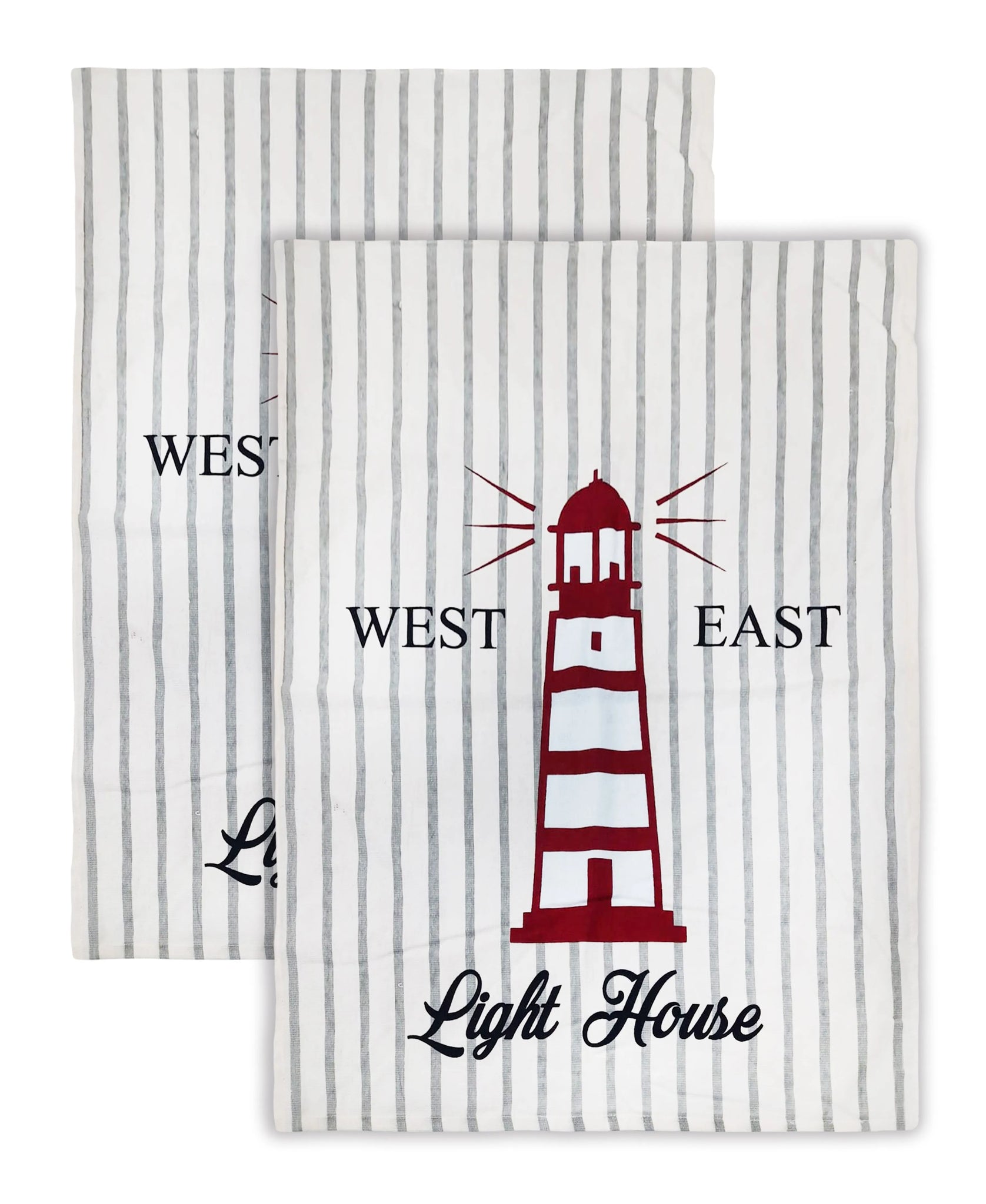 2 Pack Light House Kitchen Towel, 20" x 28" home decor - Mod Lifestyles