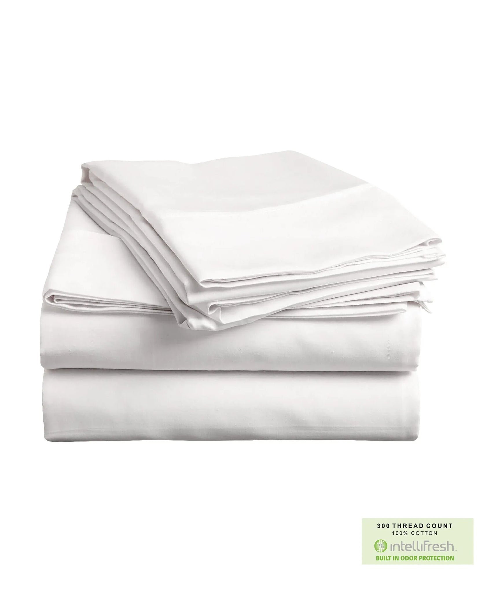 300 Threadcount Cotton Bedsheet Set with Intellifresh Odor-control Finish, Twin Size home decor - Mod Lifestyles