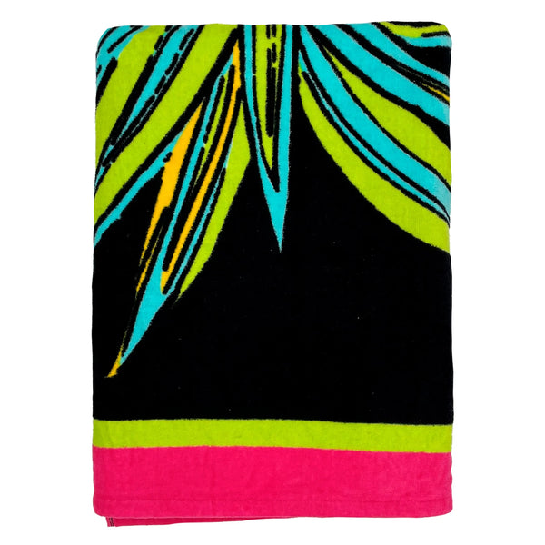 40" x 72" Flashy Pineapple Printed Cotton Velour Beach Towel home decor - Mod Lifestyles