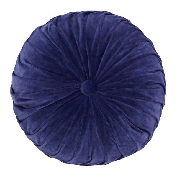 Round Cross Overlapped Velvet Cushion, 16" Diameter home decor - Mod Lifestyles