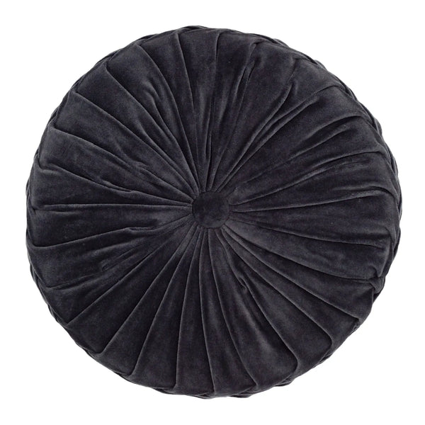 Round Cross Overlapped Velvet Cushion, 16" Diameter home decor - Mod Lifestyles