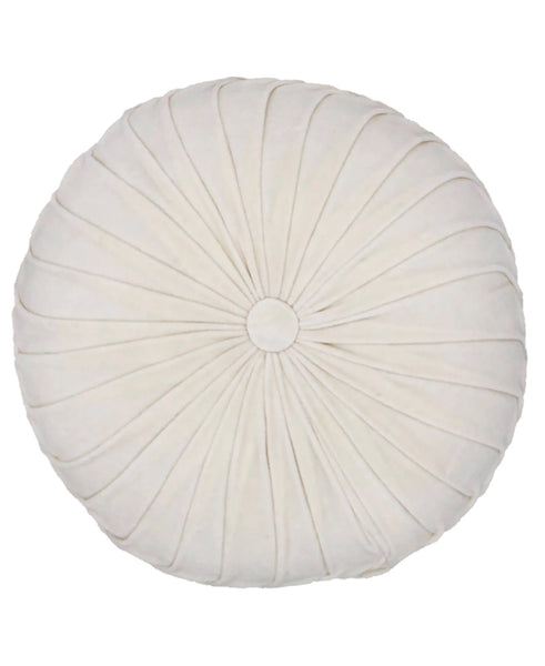 Spring Colors Round Velvet Pillow, 16" Round home decor - Mod Lifestyles
