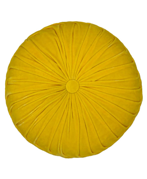 Spring Colors Round Velvet Pillow, 16" Round home decor - Mod Lifestyles