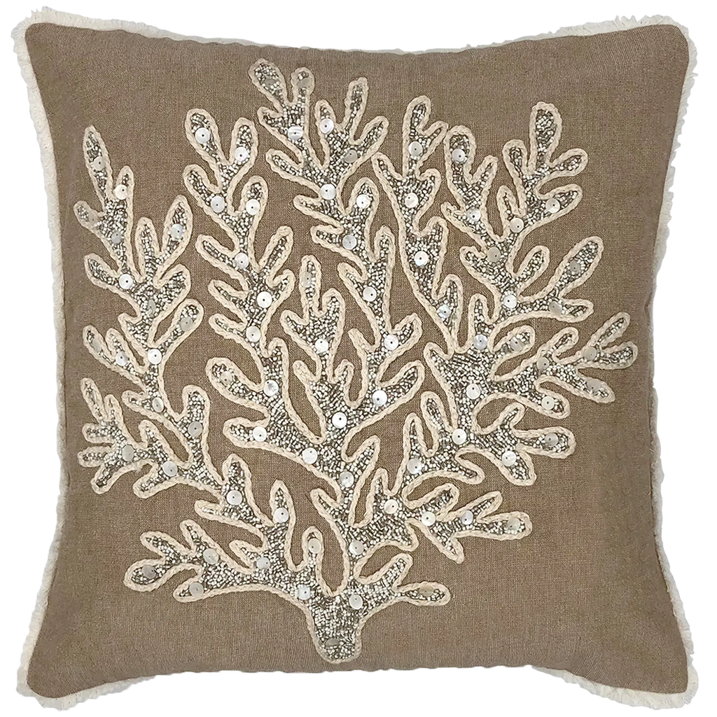 Pillowtex Plush 18'x18' Throw Pillow with Cover-Coral- from