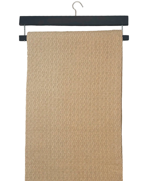 Diamond Texture with Whipstitch Throw, 50" x 70"  (including hanger) home decor - Mod Lifestyles