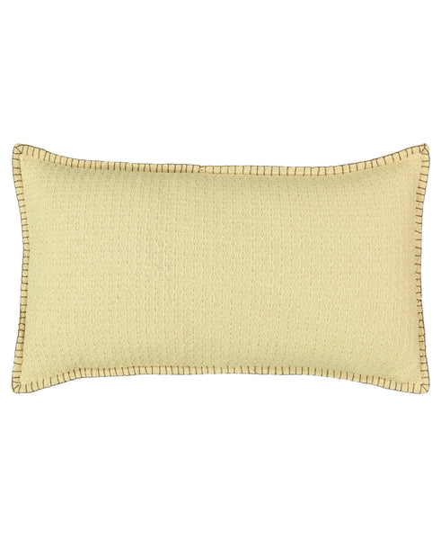 Diamond Textured Whipstitch Edges Decorative Lumbar Pillow, 14" X 26" home decor - Mod Lifestyles