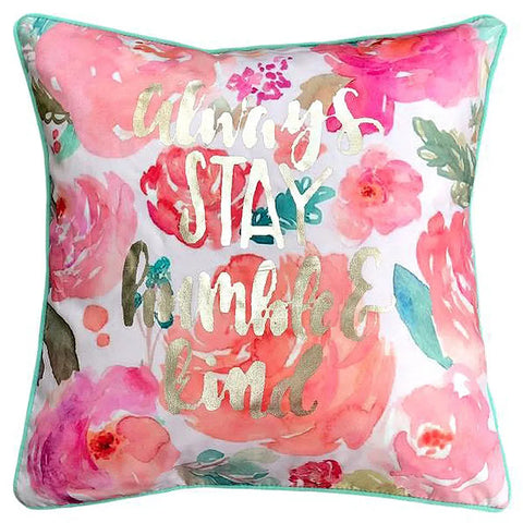 Foil Print Hometown Decorative Pillow, 20" X 20" home decor - Mod Lifestyles