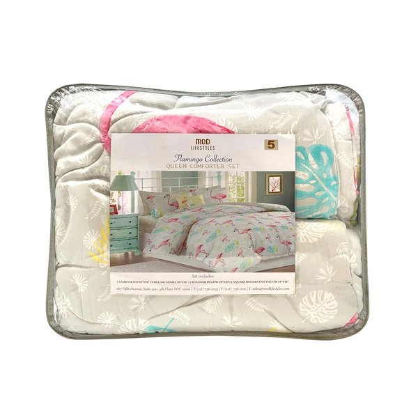 Flamingo Queen Comforter Set, 88