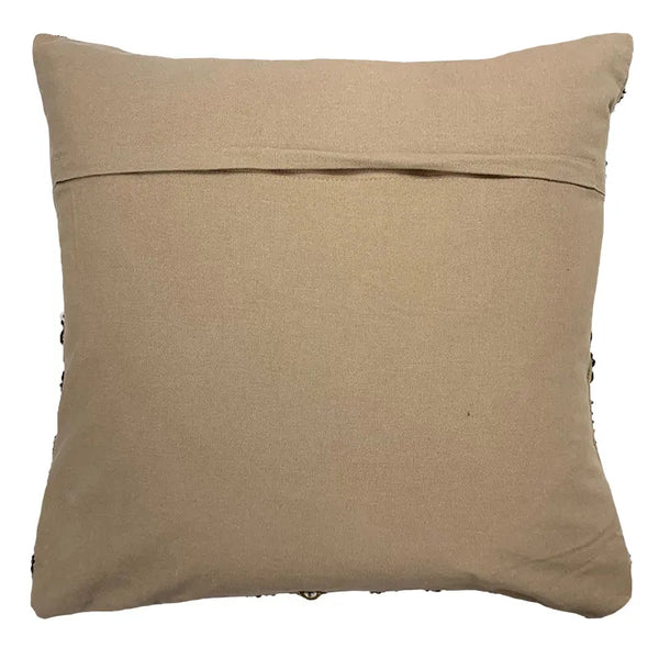 Geometric Sequin Embroidery Decorative Pillow, 20" X 20" home decor - Mod Lifestyles