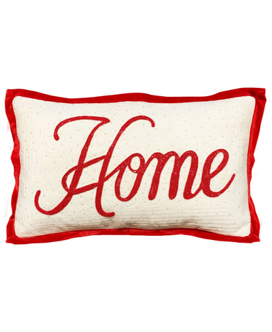 Home Embroidery Pillow, 14" X 22" home decor - Mod Lifestyles