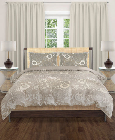 King Bohemian Cotton Comforter, 92" X 108" - Old French Design home decor - Mod Lifestyles