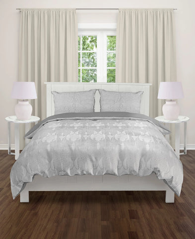 King Sasha Cotton Comforter, 92" X 108" - Waffle Oriental Design home decor - Mod Lifestyles
