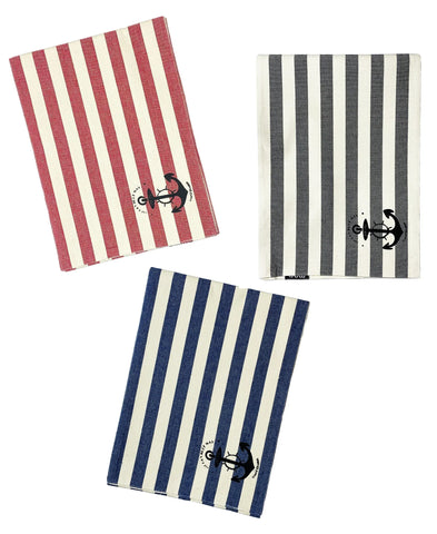 Nautical Stripe Stamped Table Runner, 13" X 72" home decor - Mod Lifestyles