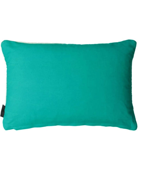 Ombre Kantha Stitch Velvet Decorative Pillow, 14 X 22" home decor - Mod Lifestyles