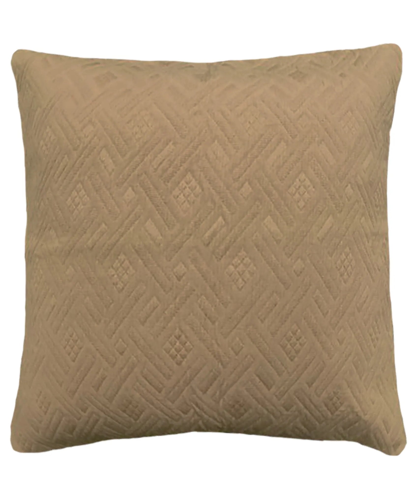Quilted Diamond Textured Decorative Pillow, 20" X 20" home decor - Mod Lifestyles
